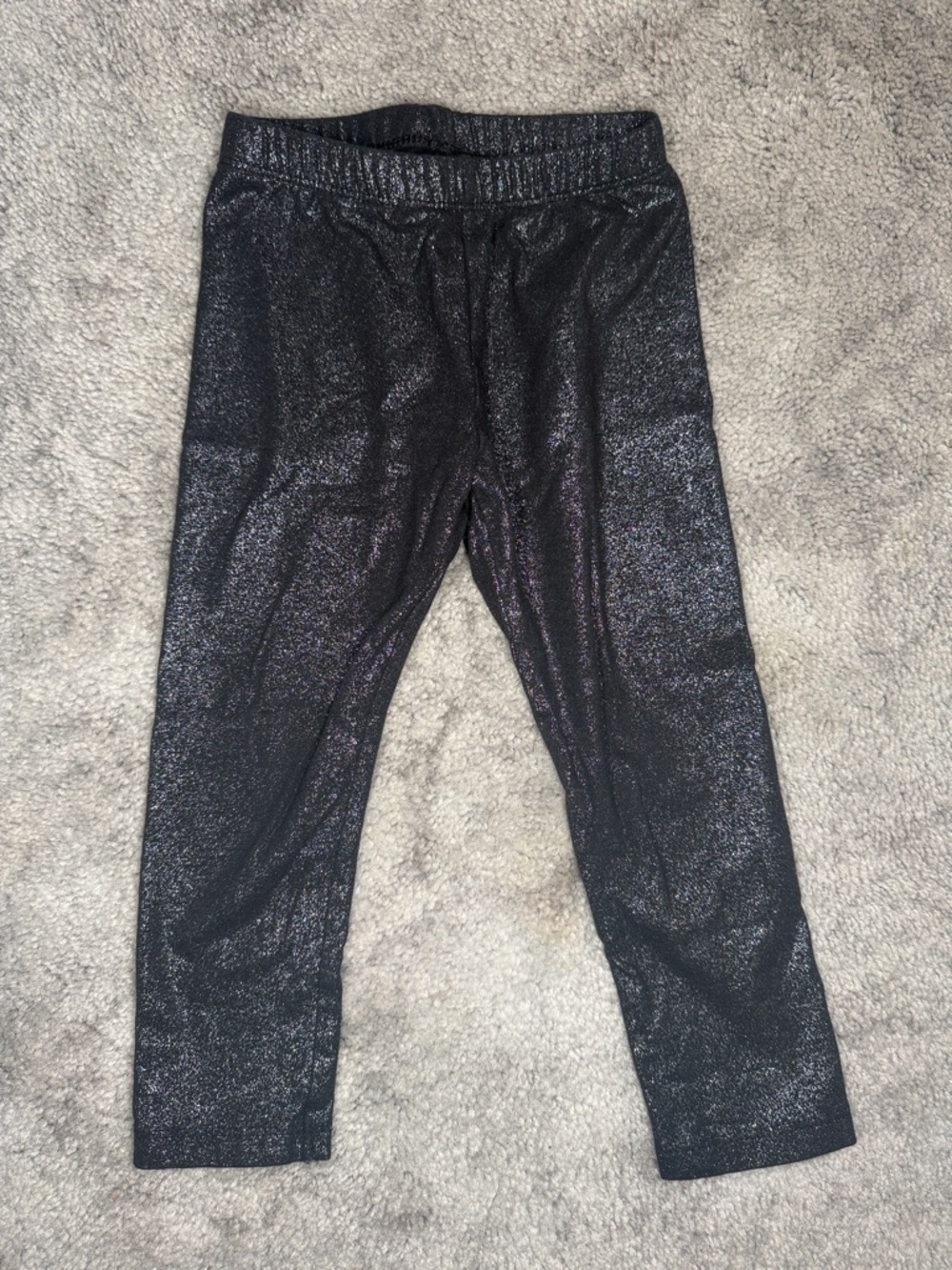 jumping beans Black Sparkle Girls Leggings